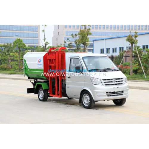 Dongfeng self - loading and unloading garbage truck